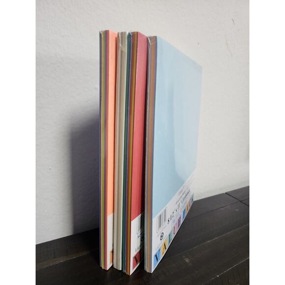 Lot Of 4 PASTEL Assorted Cardstock VALUE‎ PACK 8.5" x 11" Sheets, 50 pcs/ Each - Picture 1 of 4